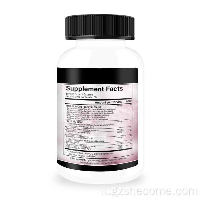 Menopausa 40 miliardi di CFU menopausa probiotici per donne